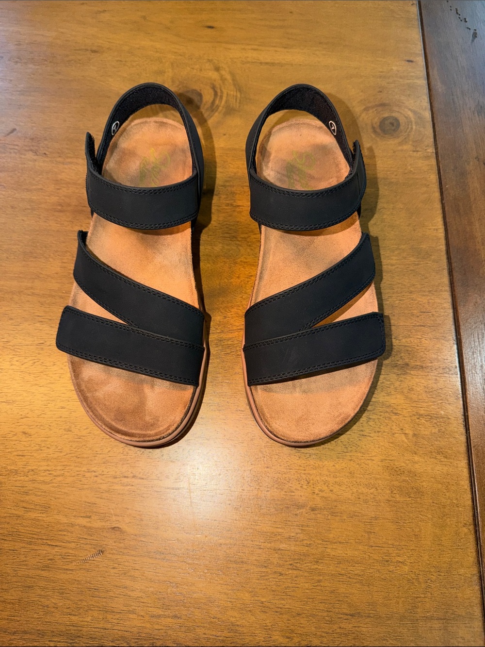 Skechers Black Strappy Sandals